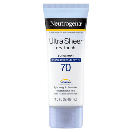 Neutrogena Ultra Sheer Face Liquid SPF 70 Mineral Sunscreen